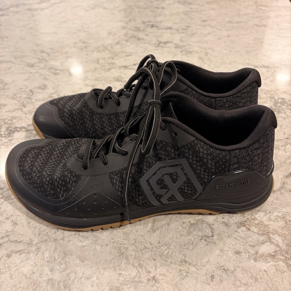 Born Primitive Savage 1 Training CrossFit Shoes Mens 11 Black/Gum Workout Indoor